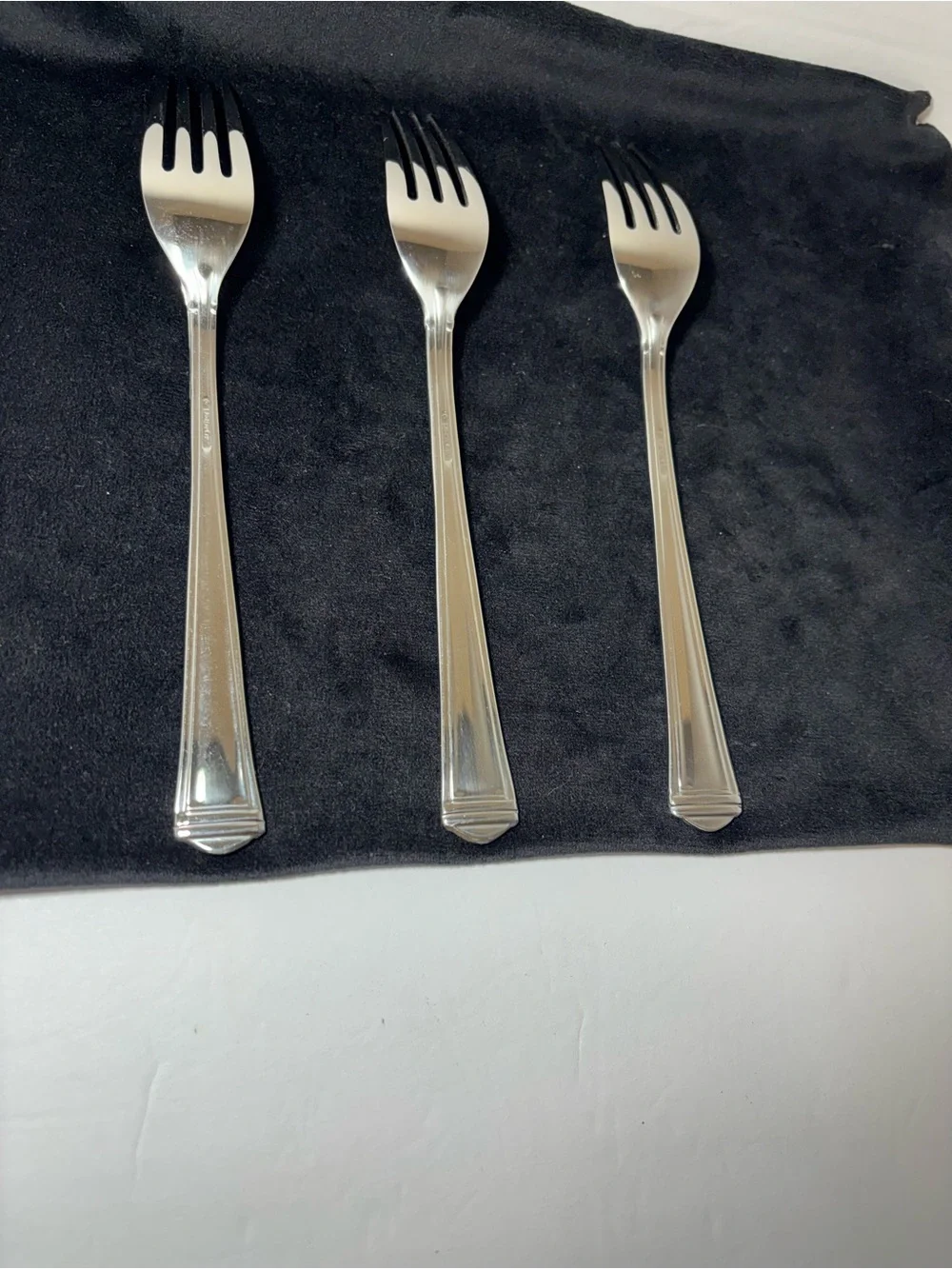 Lenox Dinner Forks Flatware Stainless Set of 3 Metropolitan Dining Replacements